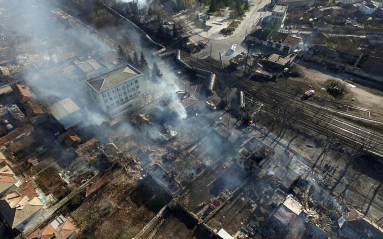 Glavna fotografija članka:V nesreči tovornega vlaka v Bolgariji več mrtvih
