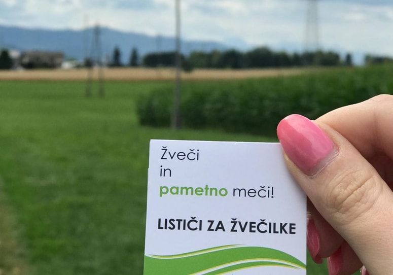 Izdelava lističev poteka na ekološki način