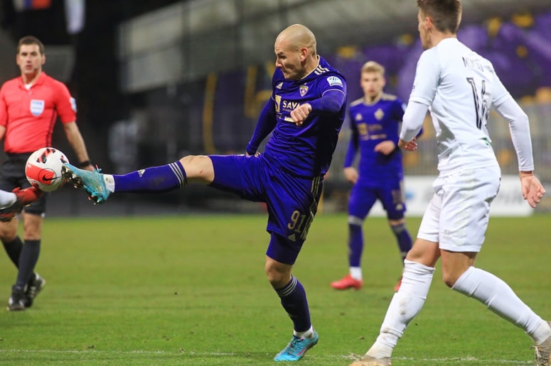 Ognjen Mudrinski je za Maribor debitiral v osmem krogu prve lige, v 23. krogu je že na vrhu lestvice strelcev.
