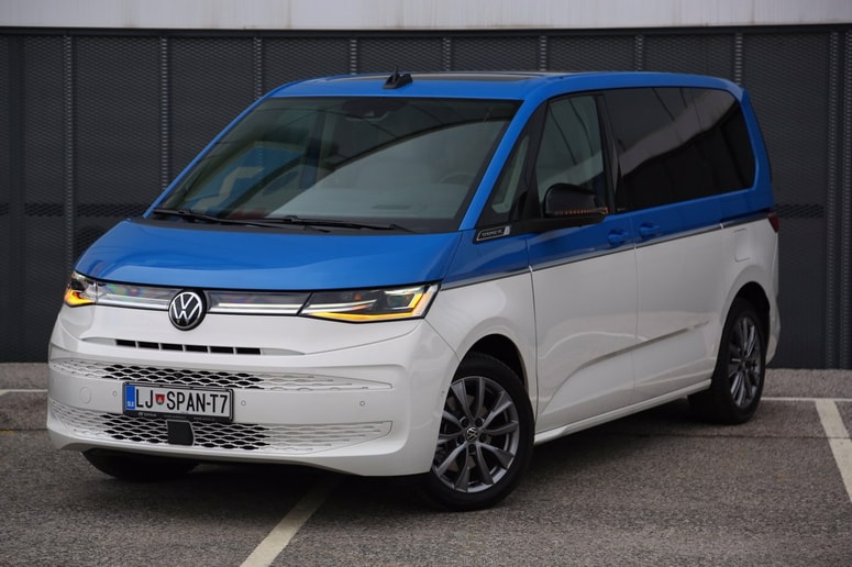 Volkswagen multivan: slogovno izpopolnjena zunanjost, hibridni pogon in vinjetno v razredu osebnih vozil 