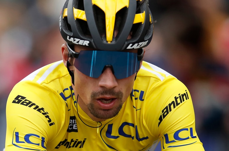 Glavna fotografija članka:Roglič prevzel vodstvo