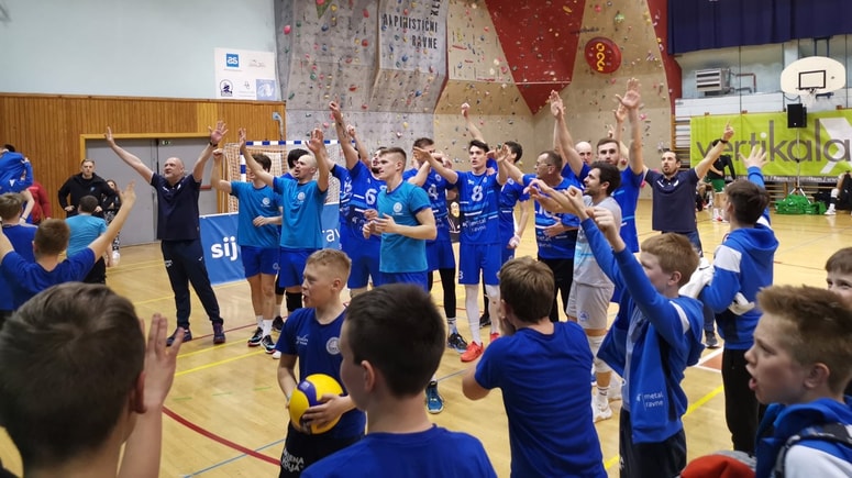 Glavna fotografija članka:(FOTO in VIDEO) Ravenska odbojka je znova v prvi ligi
