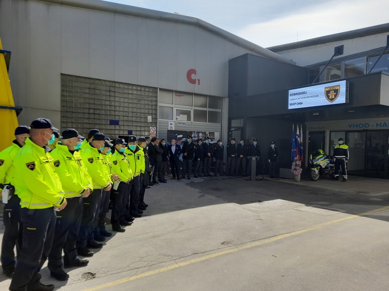 Slovesno odprtje prostorov specializirane enote avtocestne policije Celje na trenutni lokaciji na celjskem sejmišču
