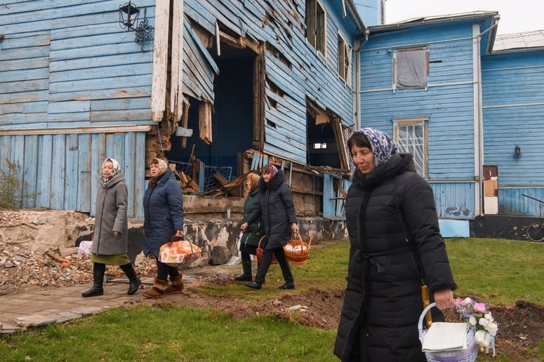 Glavna fotografija članka:Pravoslavna velika noč v Ukrajini v znamenju vojne
