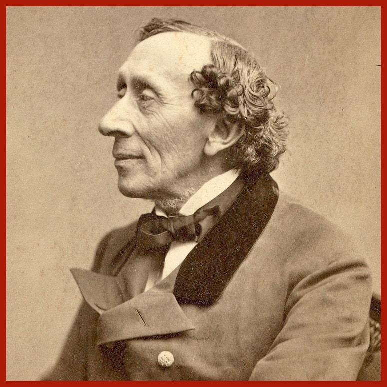 Portret Hansa Christiana Andersena (1805–1875) iz leta 1869.