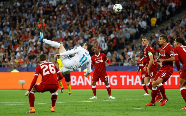 Spomin na Kijev 2018. Liverpool se lahko štiri leta kasneje tolaži, da je takratni junak Gareth Bale letos na Realovem stranskem tiru. 