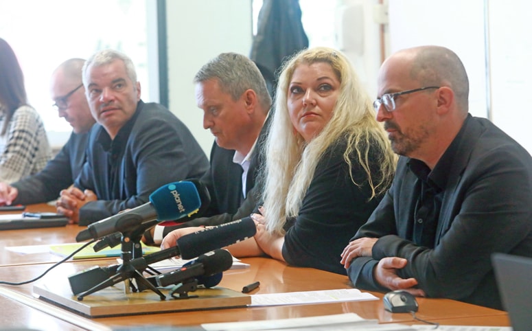 Gregor Reichenberg, Saša Arsenovič, Tomaž Kancler, Maja Reichenberg Heričko in Andrej Žižek
