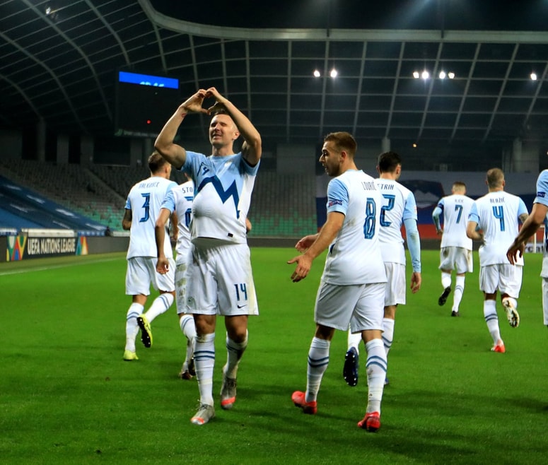 Nazadnje doma v ligi narodov: predlanskega 15. novembra nas je zmaga nad Kosovom pomagala spraviti v višjo ligo. 