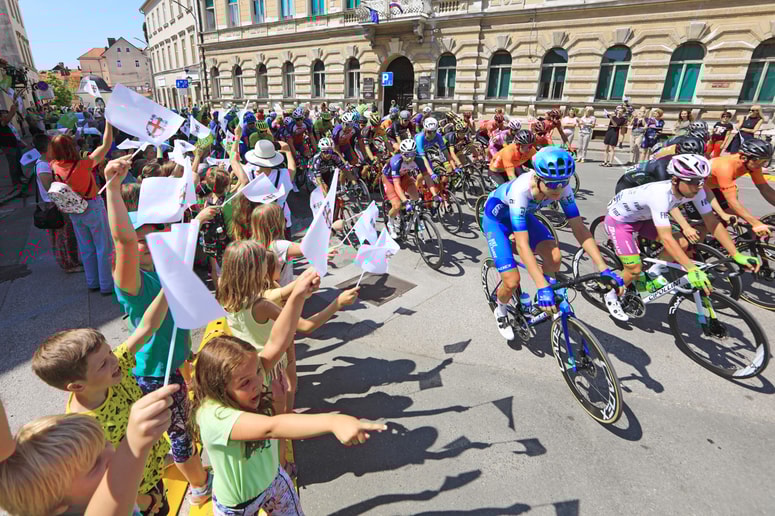 Na startu na Ptuju je bilo precej živahno. 