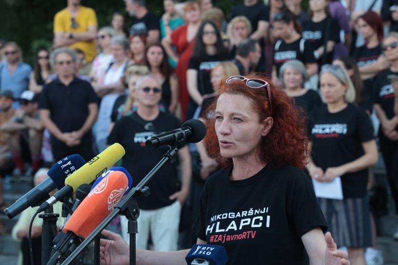 Stavka novinarjev RTV Slovenija 