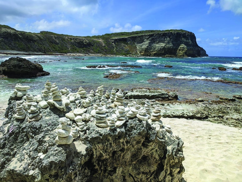 Gvadelup so osupljive plaže in morje