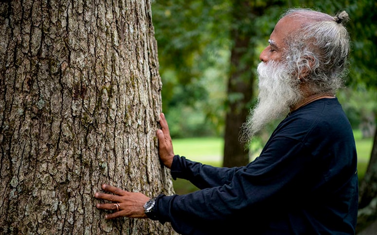 Sadhguru opozarja Zemljane na izumiranje rodovitne prsti. 