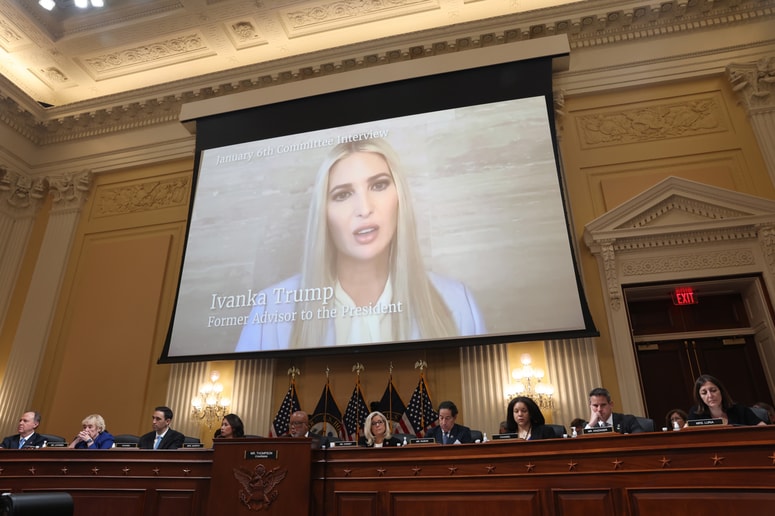 Ivanka Trump med zaslišanjem pred odborom