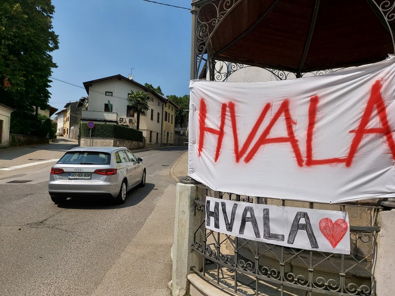 Izrazi hvaležnosti požrtvovalnim gasilcem 