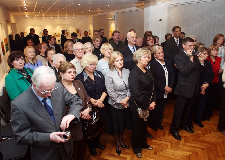 Z ene od prireditev zagrebških Slovencev. Slovenska narodna skupnost na Hrvaškem se stara in zmanjšuje.