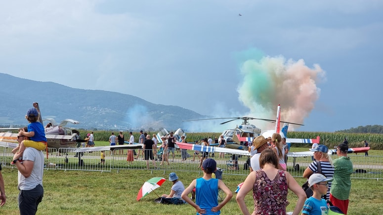 Frecce Tricolori so nastopili na Aerosu 2021.