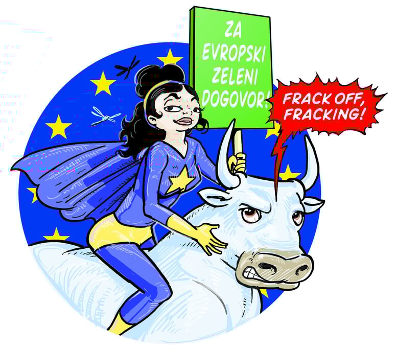 Glavna fotografija članka:Večer in Evropski parlament predstavljata strip dr. Horowitza, 10. del: Ursula na strani podnebja in ljudi