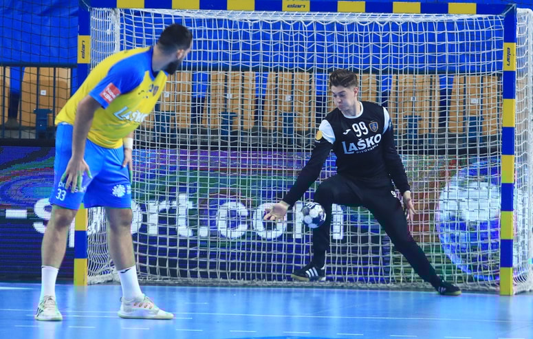 Ne le z obrambami, Gal Gaberšek se je izkazal tudi z zadetkom. 