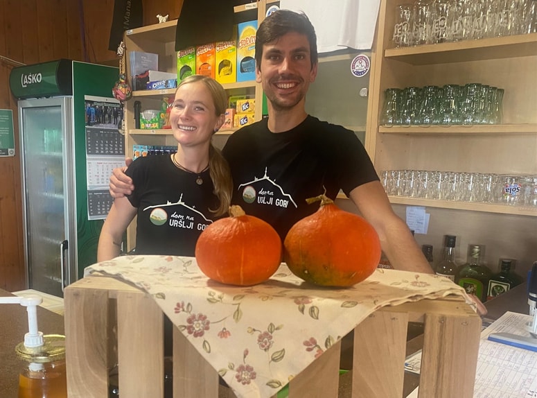 Nejc Juvan in Anja Mustar imata
z Domom na Uršlji gori veliko načrtov. 