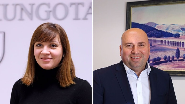 Tamara Šnofl in Gregor Žmak bosta še štiri leta vodila občini Kungota in Pesnica.