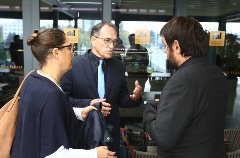 Maja Ravnik, Vojko Flis in Izidor Mlakar 