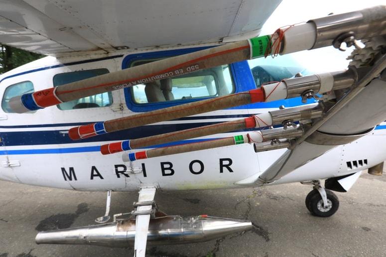 LCM bo tudi letos za letalsko obrambo pred točo uporabljal posebej za to delo opremljeno cessno 206.