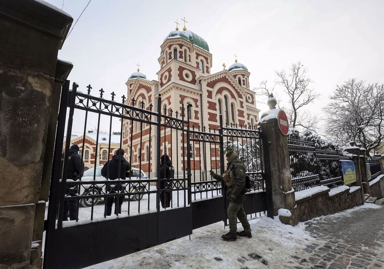 Pravoslavna cerkev v Lvovu. 