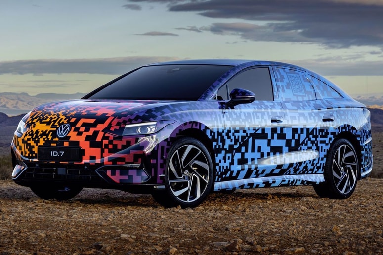 ID7 je električna alternativa passatu, kar razkriva tudi oblika. 
