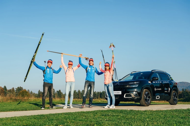 Glavna fotografija članka:Citroën ponosni sponzor slovenskega biatlona in teka na smučeh