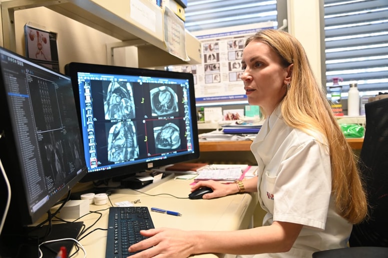 Maja Pirnat: "Ni zdravljenja brez diagnostike. To je naš temeljni kamen. Če je diagnostika dobra, je zdravljenje lahko boljše in pogosto tudi manj invazivno. Posledično ljudje zato tudi manj časa čakajo, čakalne vrste se na ta način lahko skrajšujejo." 