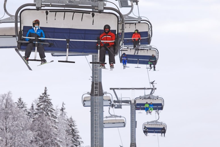 Smučarji so danes le dočakali odprtje proge Pisker. (slika je simbolična)