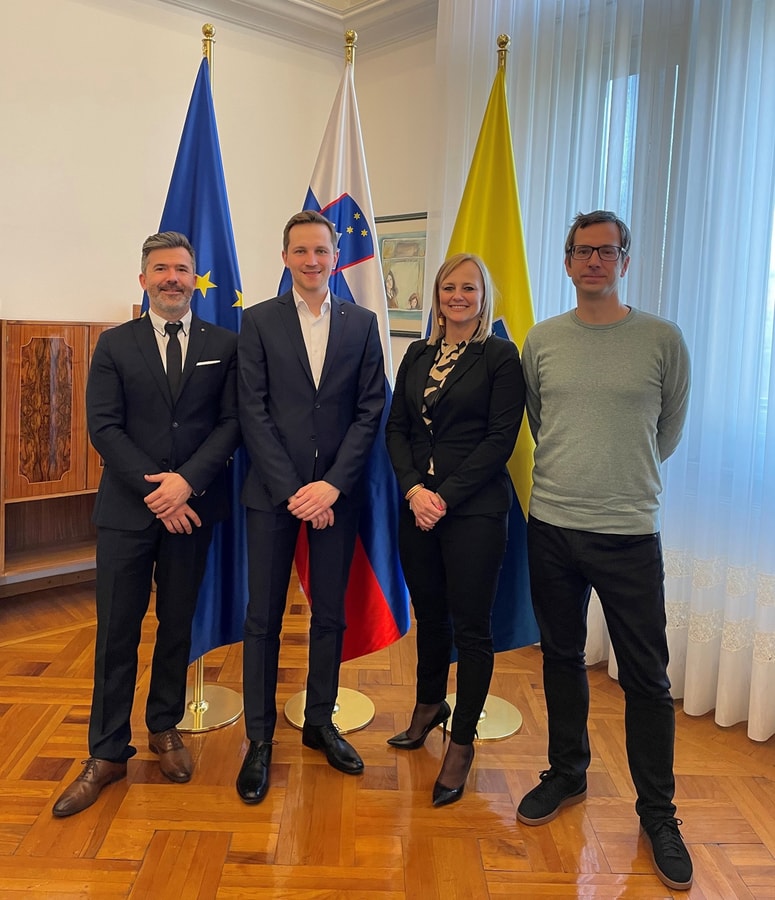 Trije podžupani, ki jih je imenoval celjski župan Matija Kovač: Uroš Lesjak, Saša Kundih in Samo Seničar 