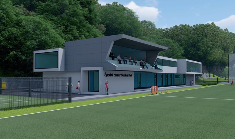 Tako bo videti Športni objekt Skalna klet v Celju. 