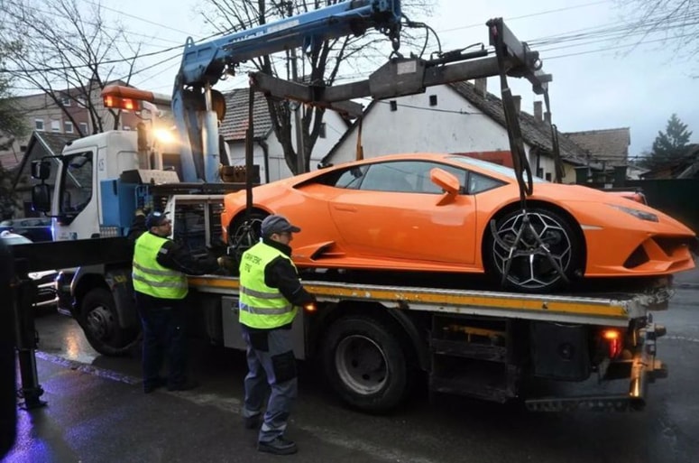 Zaseg lamborghinija Urošu Paniću