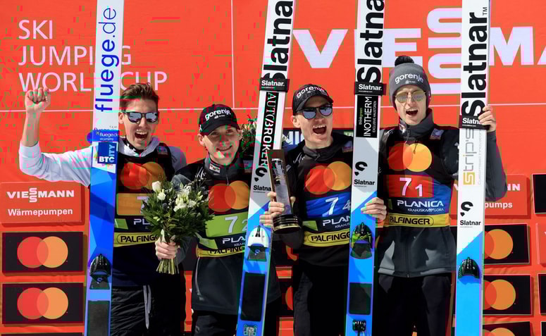 Po odhodu Petra Prevca, katerega glas v garderobi je vedno štel za dva, bodo ti fantje ostali slovenska velika četverica smučarskih skokov. 