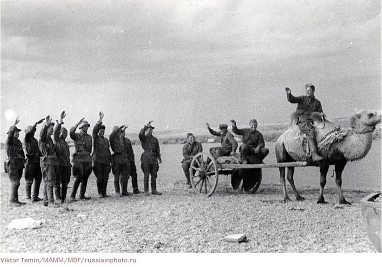 Sovjetski vojski in njihove kamele
 