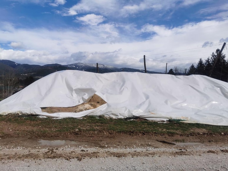 Kup sadre, okolica Slovenj Gradca 