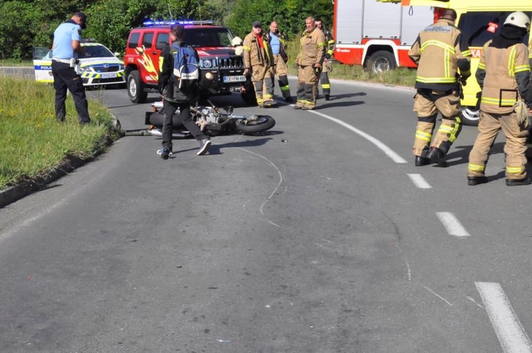 Glavna fotografija članka:48-letni motorist iz Novega mesta v ovinku izgubil oblast in umrl