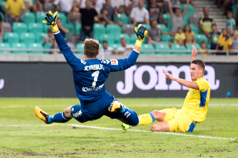 Lovro Bizjak v dresu Domžal.