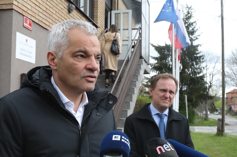 Saša Arsenovič in Samo Peter Medved v MČ Magdalena 