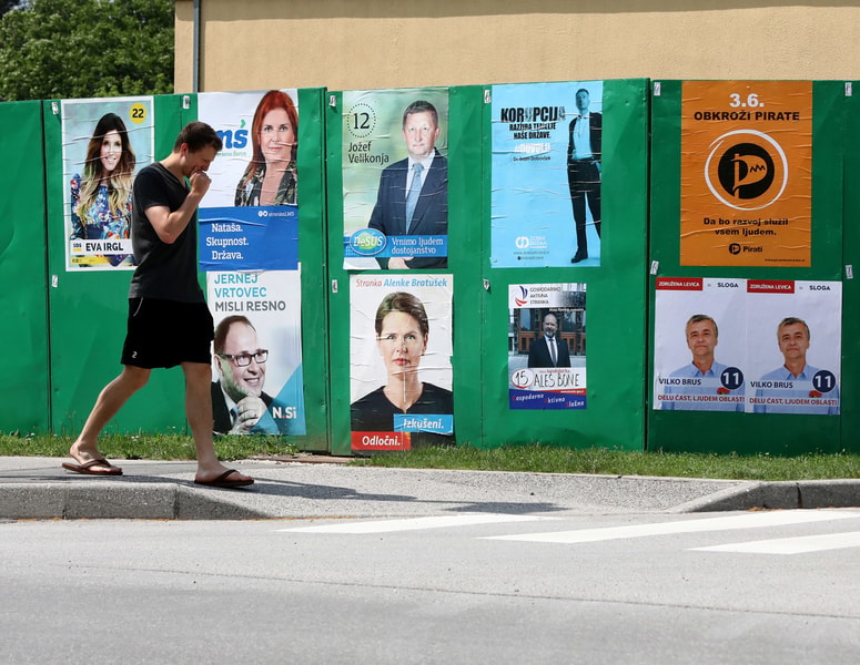 Glavna fotografija članka:(VOLILNA NAPOVED) Janša z močnim vodstvom v zadnji teden