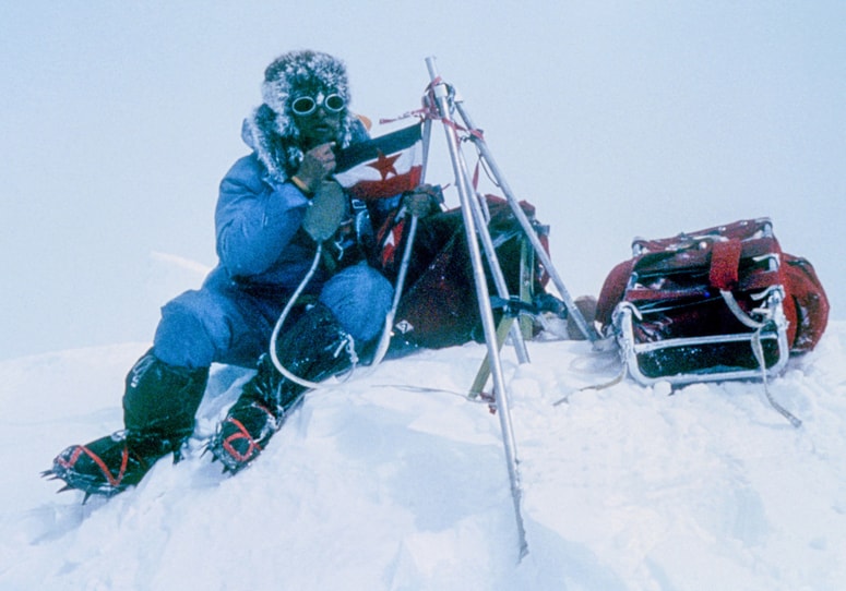 Leta 1979, še "alpinistični otrok", na vrhu Everesta
 