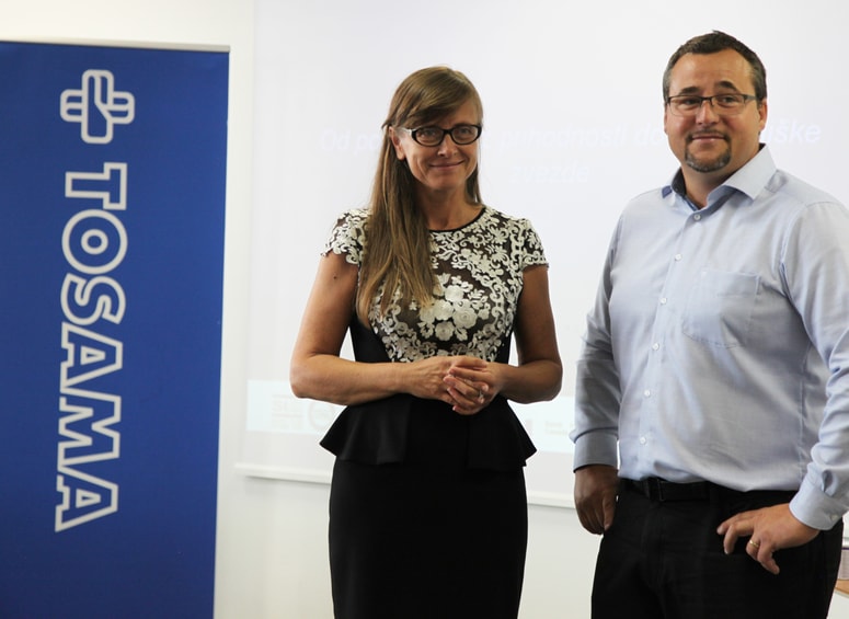 Mojca Šimnic Šolinc, Tomaž Brdnik, direktorja Tosame