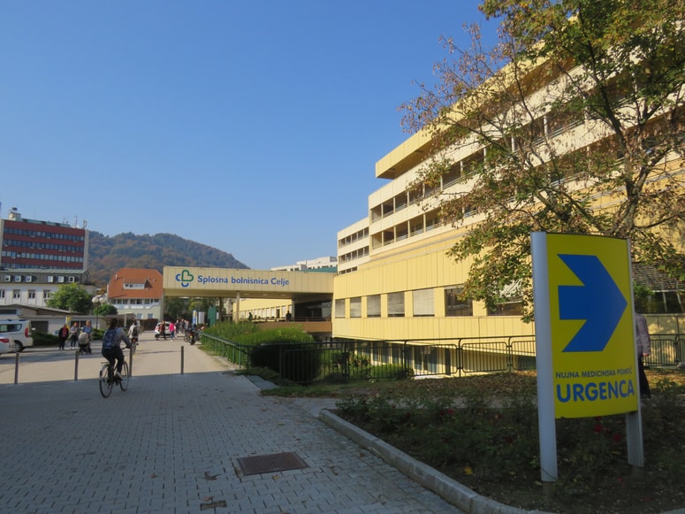 Celjska bolnišnica glavni vhod 
