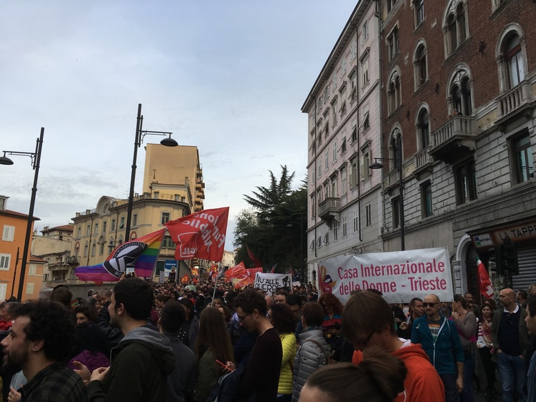Antifašistični shod, Trst, 3.11.2018 