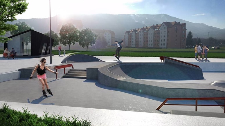 Tako bo po prenovi izgledal skate park