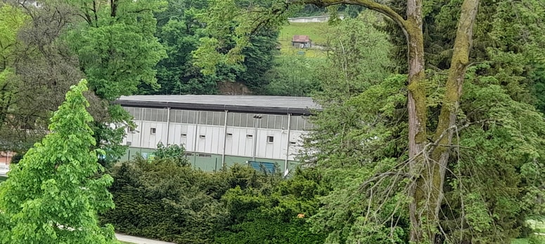 Streha drsališča v mestnem parku ne bo imela nameščene sončne elektrarne.