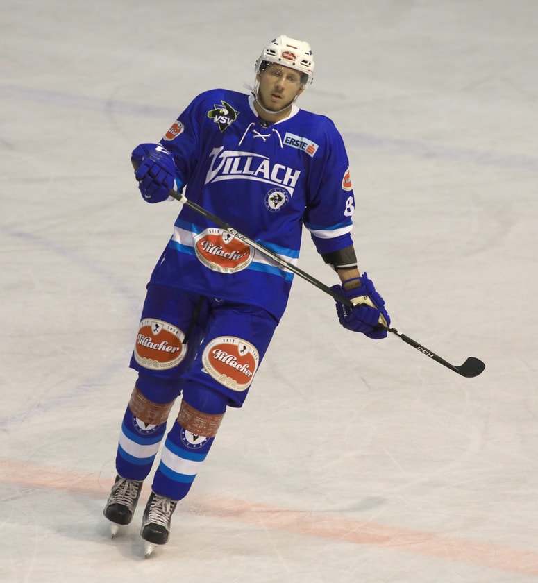 Miha Štebih, ko je bil še v Beljaku