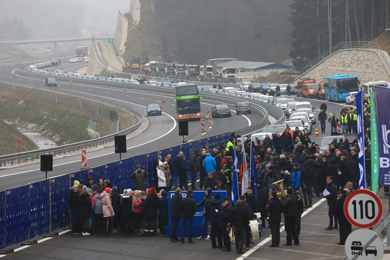 Odprtje podravske avtoceste A4 med Draženci in Gruškovjem je za domačine velik dogodek.
 