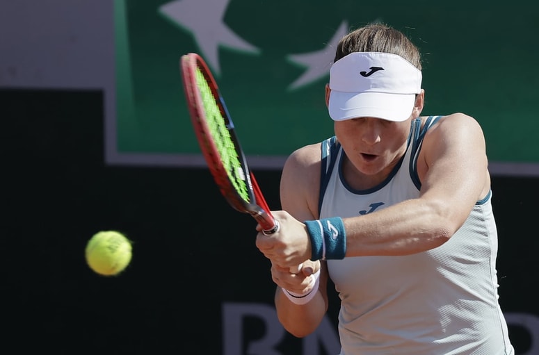 Odlično razpoložena Tamara Zidanšek bo odprla dvoboj na Obali. 